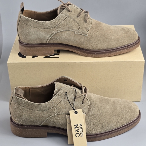 Madden NYC Terry Men's Taupe Dress Shoes - Picture 2 of 8